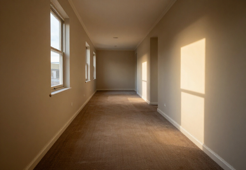 Restored living room in Eastgardens after flood damage repair